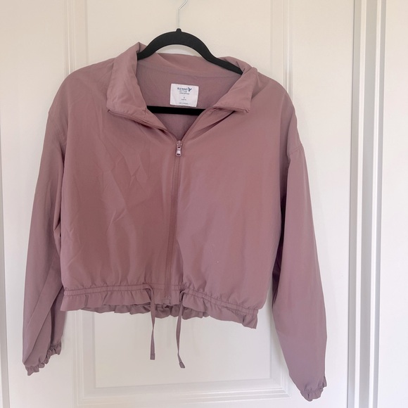 Old Navy Water-Repellent Packable StretchTech Ruffle-Trimmed Zip-Front Jacket - Picture 1 of 7